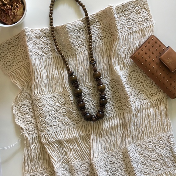 | 1 left! Size L || Boho crochet fringe top - Picture 4 of 4